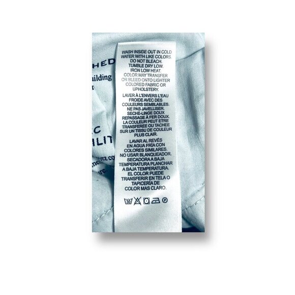 Frame Le Easy Flare Jeans Blue Drizzle Raw Hem High Rise Denim Womens Size 32 - Picture 6 of 15